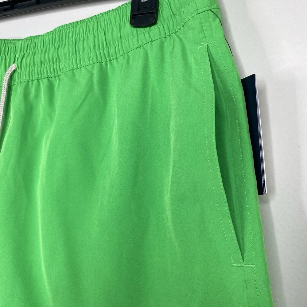 Polo Ralph Lauren Men's XL Neon Green Swim Trunks Shorts Mesh Lined‎